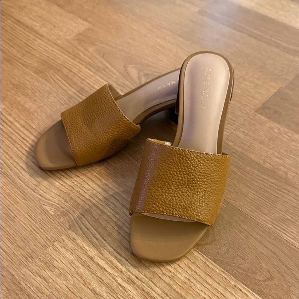 Cole Haan Brown Leather Sandals